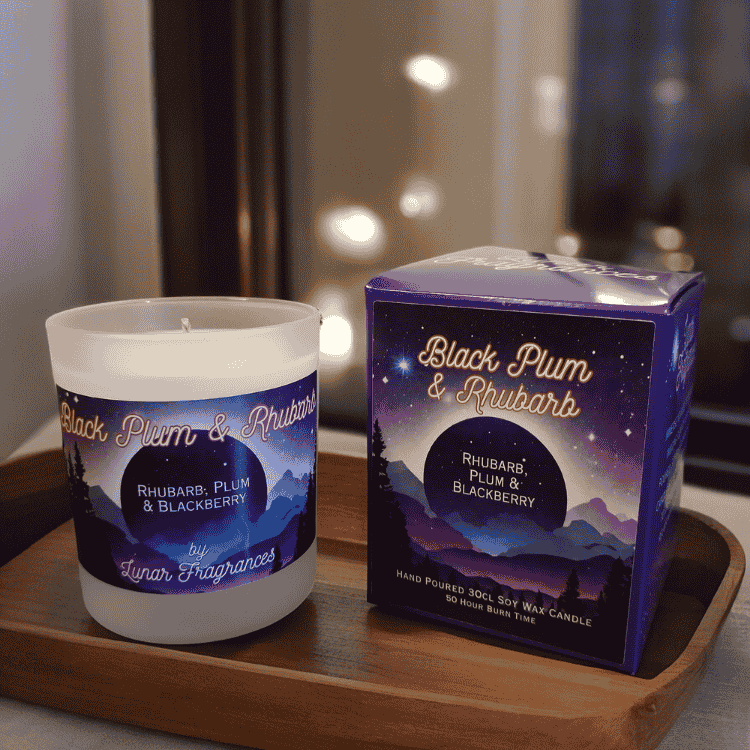 Black Plum & Rhubarb Candle