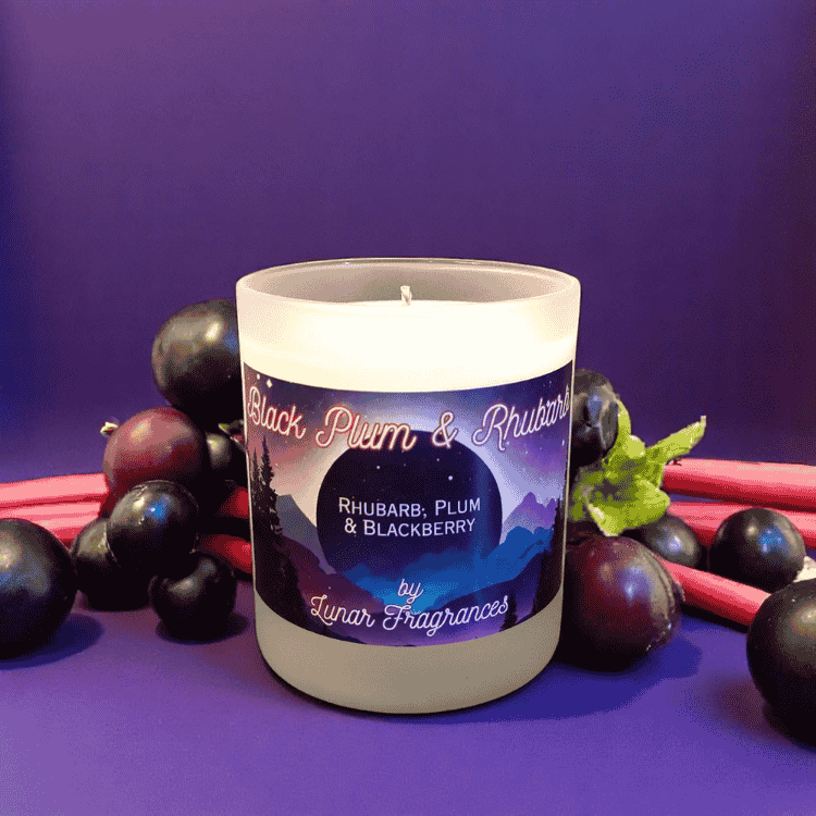 Black Plum and Rhubarb Candle