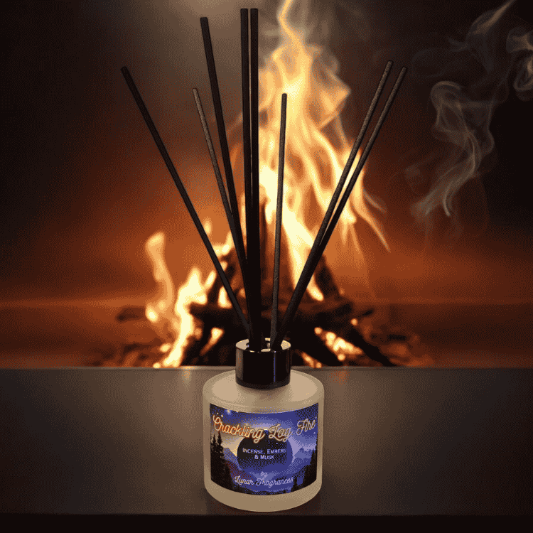 Crackling Log Fire Reed Diffuser