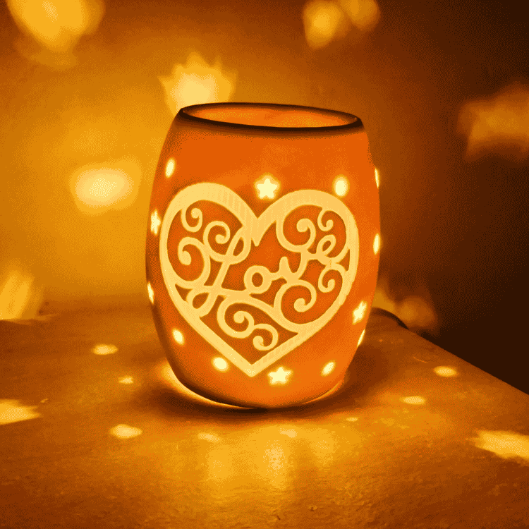 Heart Wax Melt Burner