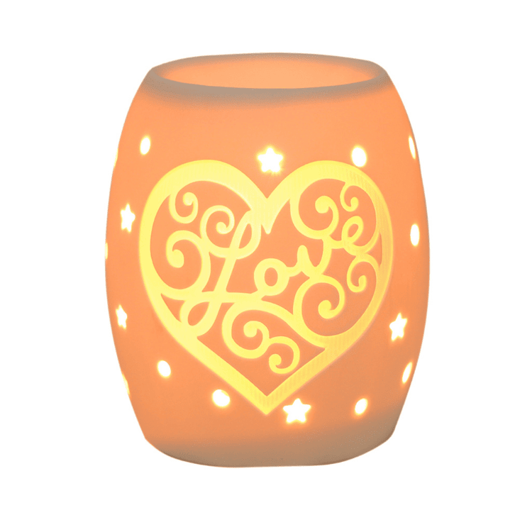 Love Heart Wax Melt Burner