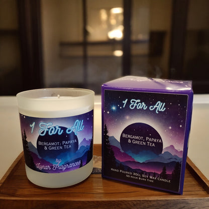 1 For All 220g Soy Wax Candle (AMIT Name "Just The One")