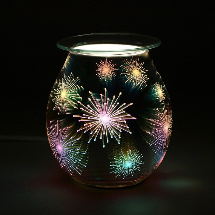 3D Firework Effect Electric Wax Melt Burner