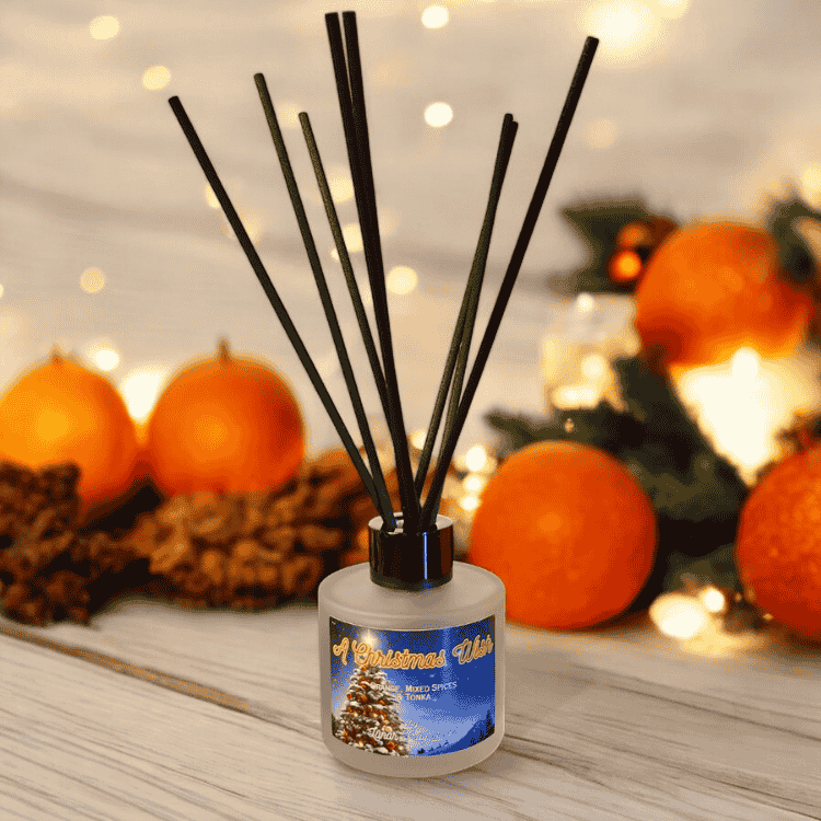A Christmas Wish Reed Diffuser | Christmas Reed Diffuser – Lunar Fragrances
