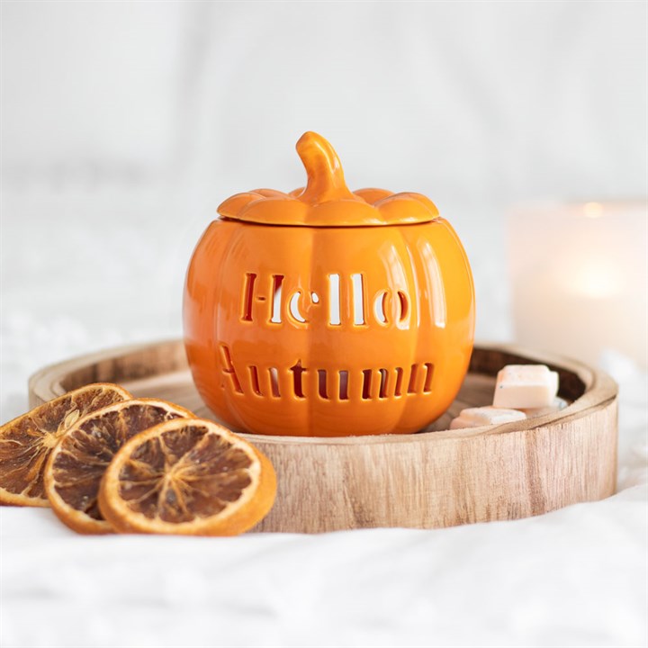 Hello Autumn Pumpkin Wax Melt Burner