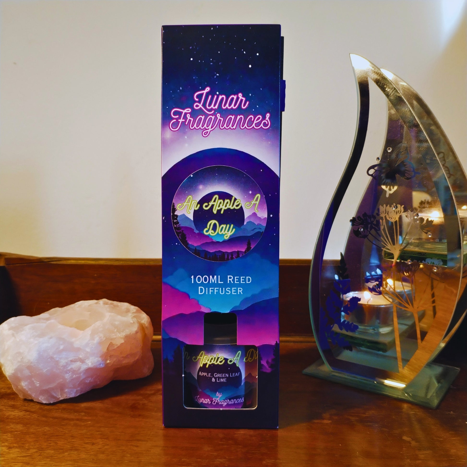 An Apple A Day Reed Diffuser Fruit Inspired Reed Diffuser Lunar