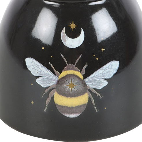 Dark Forest Bee Ceramic Tea Light Wax Burner