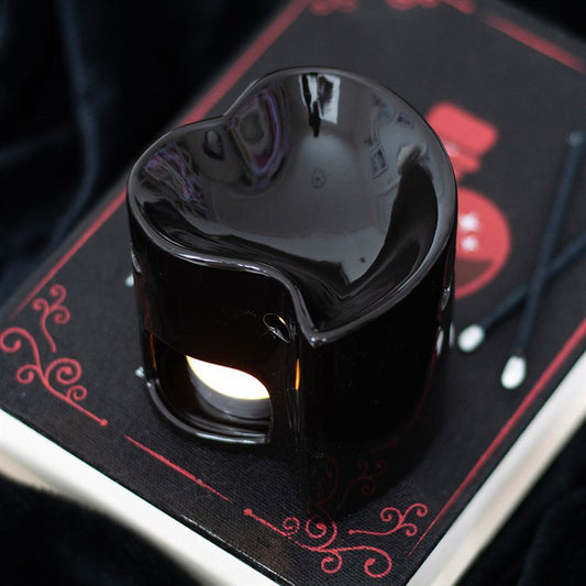 Black Heart Wax Melt Burner