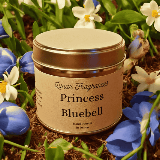 Princess Bluebell Soy Wax Tin Candle