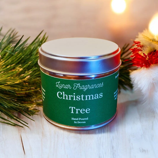 Christmas Tree Soy Wax Tin Candle