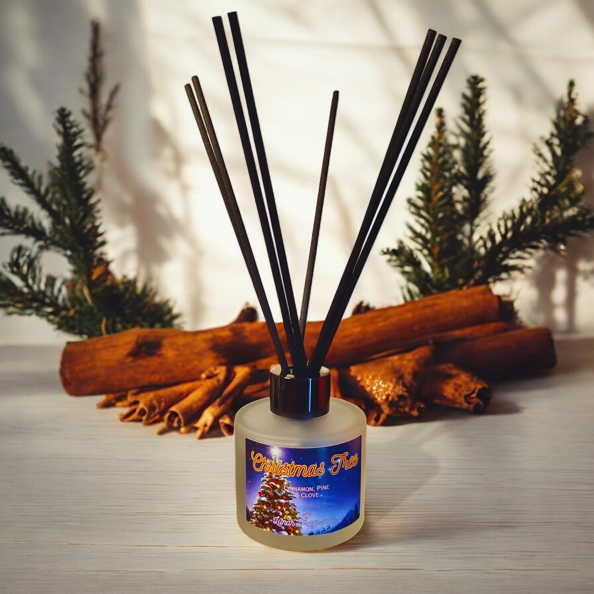 Christmas Tree Reed Diffuser | Christmas Reed Diffuser – Lunar Fragrances