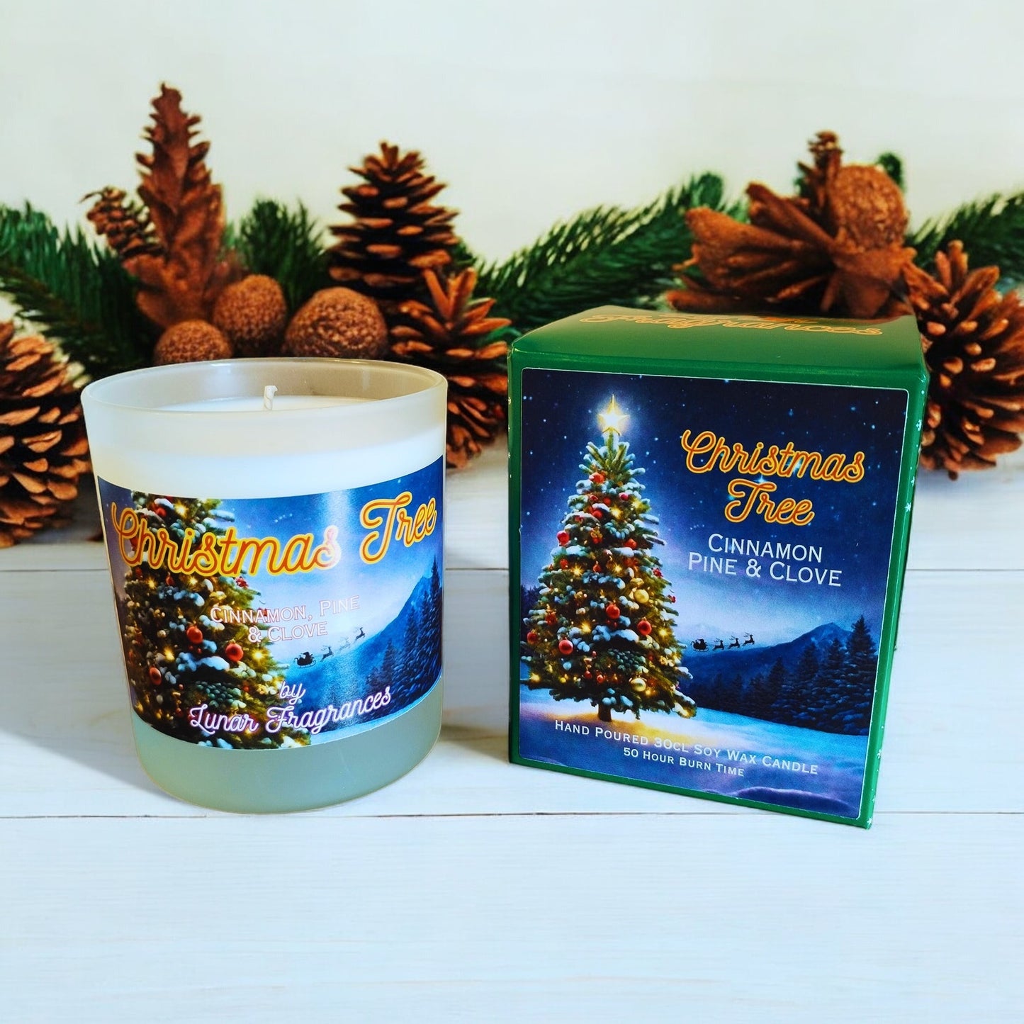 Christmas Tree 220g Soy Wax Candle