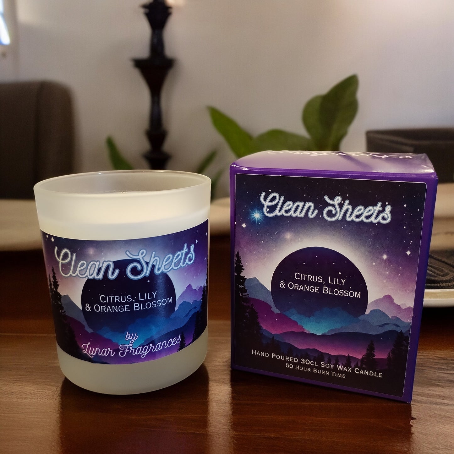 Clean Sheets 220g Soy Wax Candle (AMIT Name "Fresh Cotton")