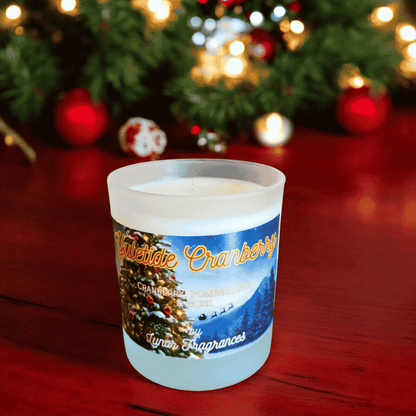 Cranberry Christmas Candle