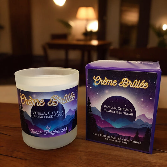 Crème Brûlée 220g Soy Wax Candle (AMIT Name "Caramel Vanilla Latte")