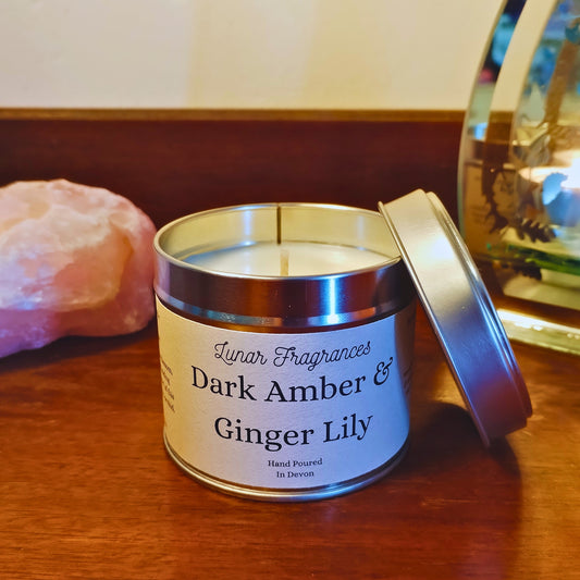 Dark Amber & Ginger Lily Candle
