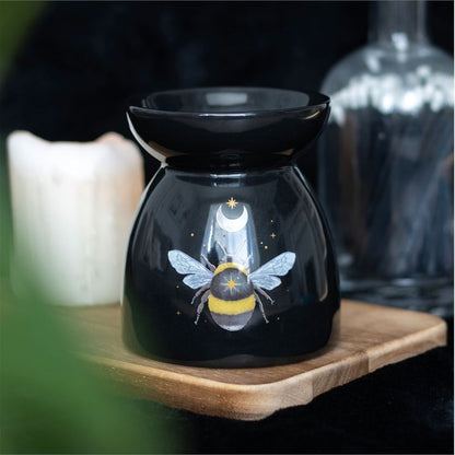 Dark Forest Bee Ceramic Tea Light Wax Burner