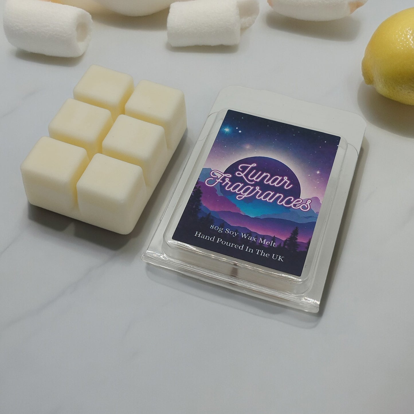 Marshmallow & Lemon Buttercream Clamshell Wax Melt