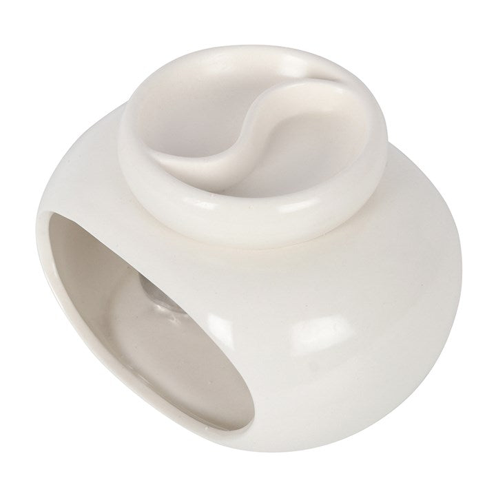 Off-White Double Tea Light Wax Melt Burner