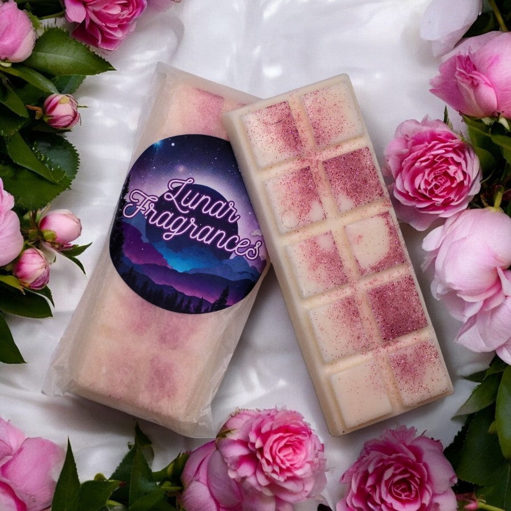 Peony & Blush Suede Snap Bar Wax Melt