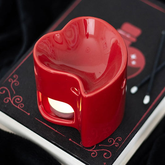 Red Heart Wax Melt Burner