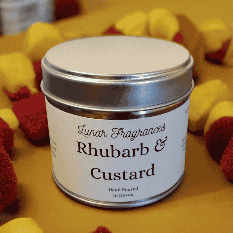Rhubarb Custard Candle