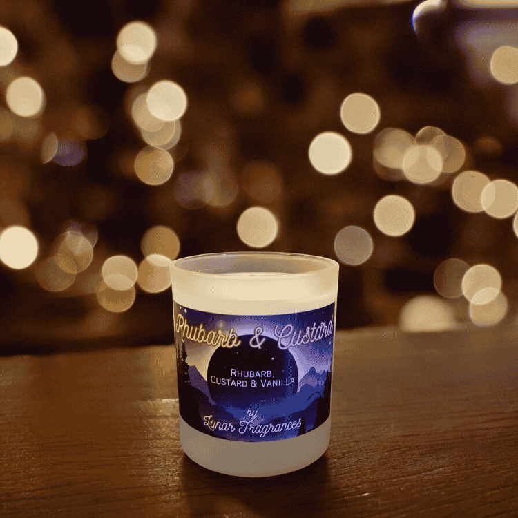 Rhubarb Custard Candle