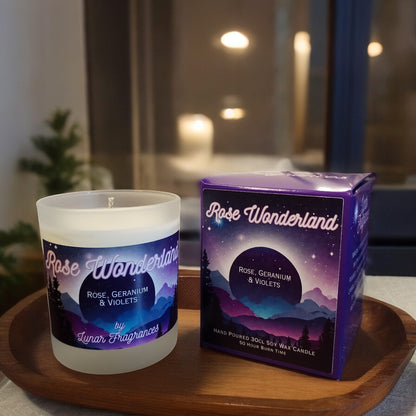 Rose Wonderland 220g Soy Wax Candle