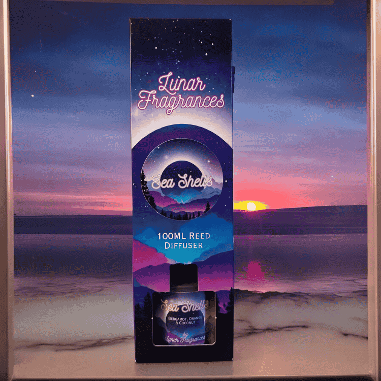Sea Shells Reed Diffuser | Free Delivery Over £30 – Lunar Fragrances