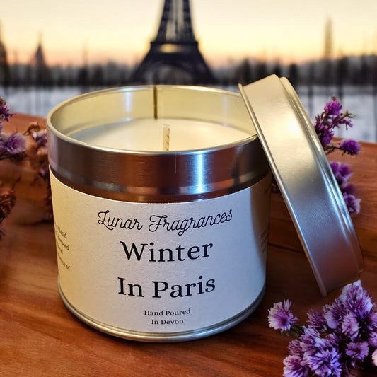 Winter In Paris Soy Wax Tin Candle (AMIT Name "An Evening In The City")