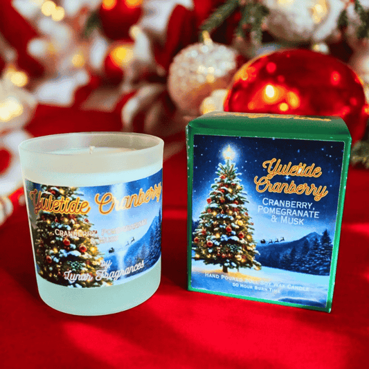 Yuletide Cranberry Christmas Candle