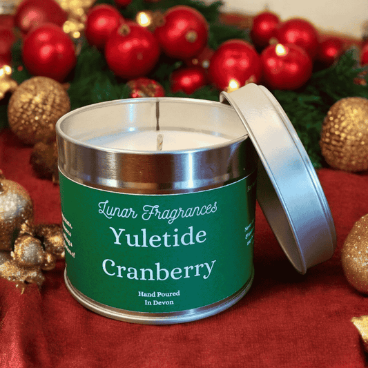 Cranberry Christmas Candle
